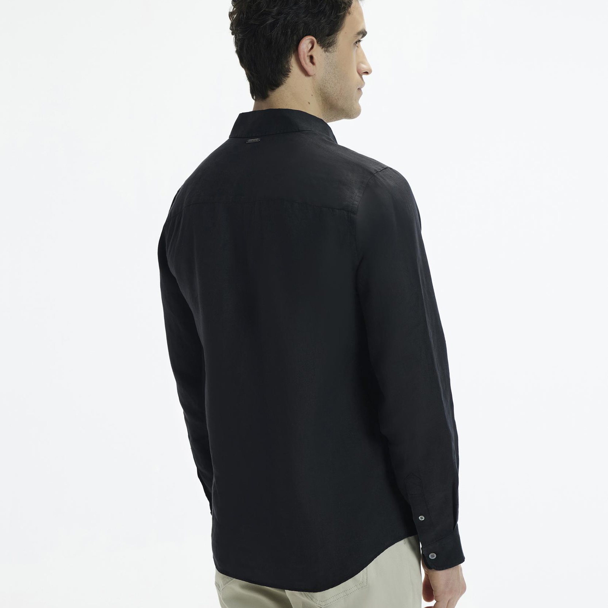 YARGICI Erkek Uzun Kollu Yaka Düğmeli Spor Gömlek