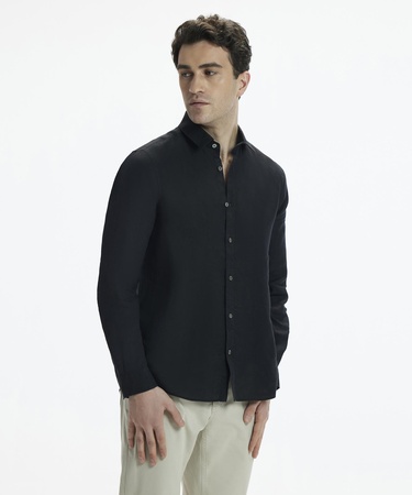  YARGICI Erkek Uzun Kollu Yaka Düğmeli Spor Gömlek