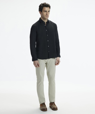  YARGICI Erkek Uzun Kollu Yaka Düğmeli Spor Gömlek