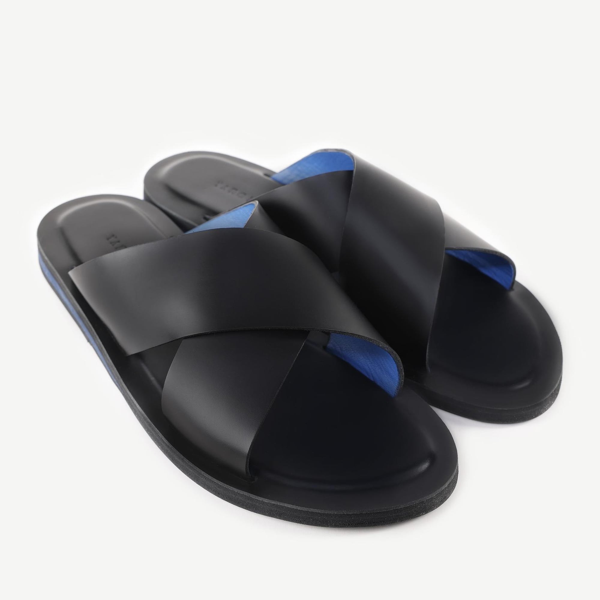 YARGICI Renkli Astarlı Deri Terlik