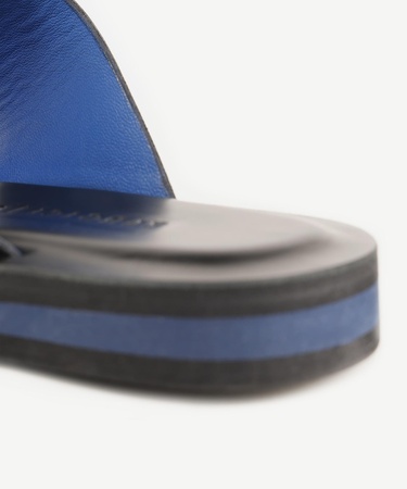  YARGICI Renkli Astarlı Deri Terlik