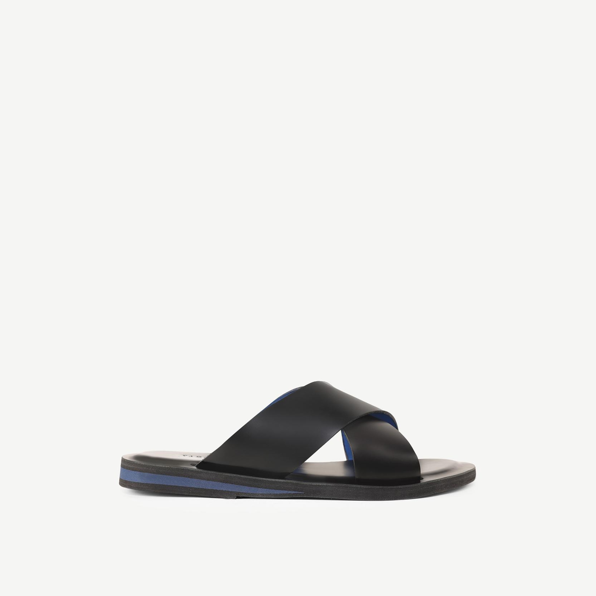 YARGICI Renkli Astarlı Deri Terlik