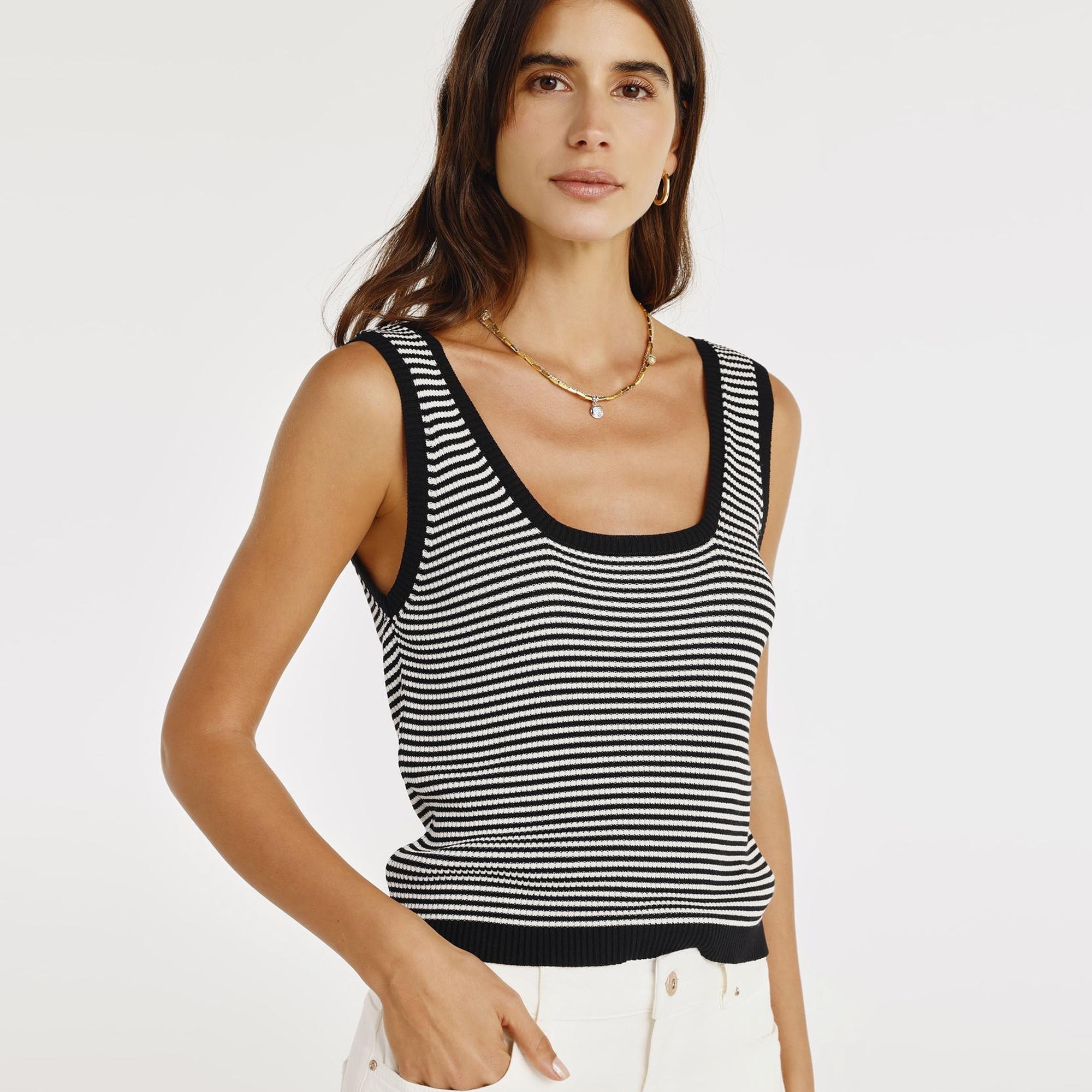 YARGICI Askılı Cropped Boy Triko Bluz