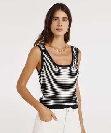  YARGICI Askılı Cropped Boy Triko Bluz