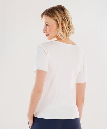  YARGICI Bisiklet Yaka Yarım Kollu Triko Hırka