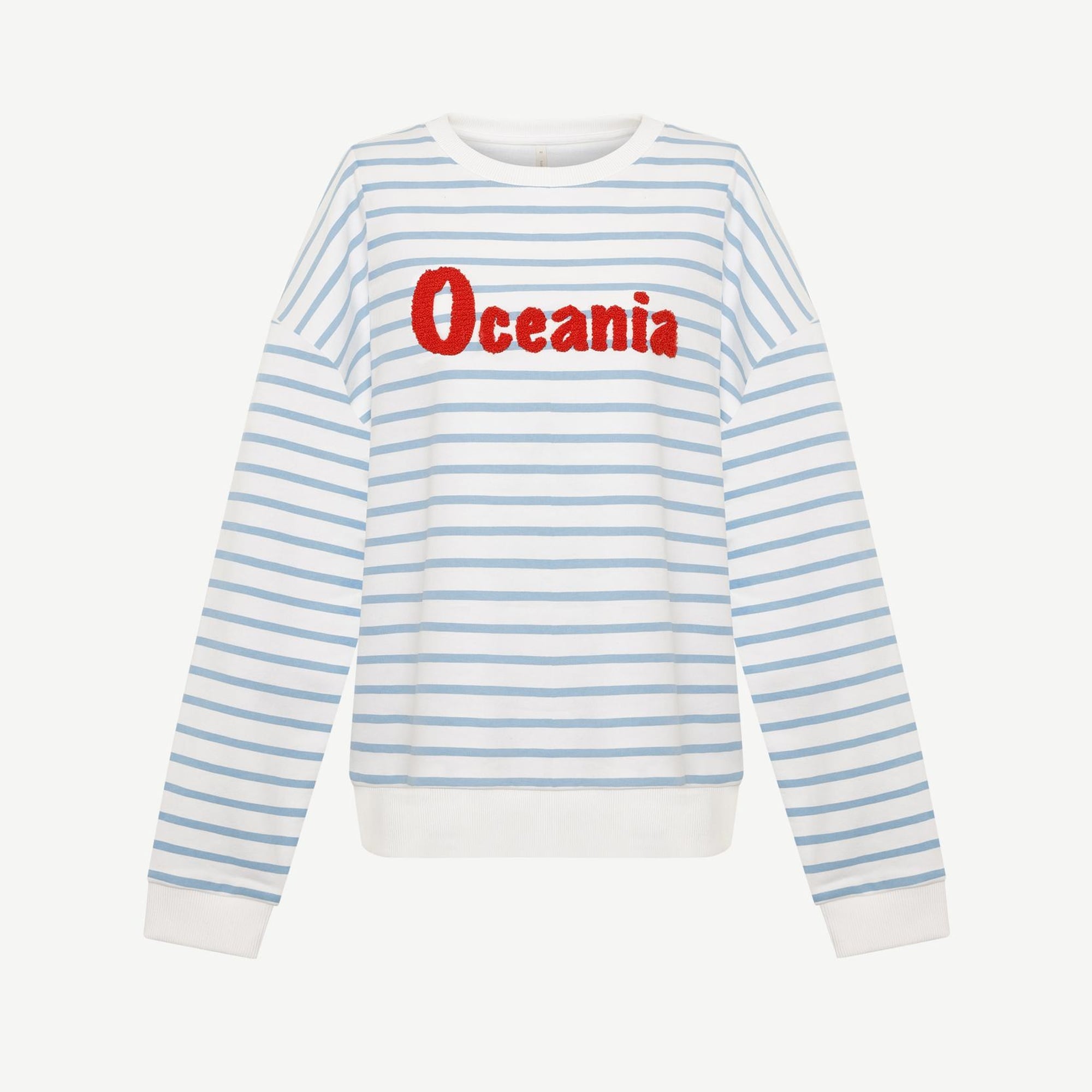 YARGICI Nakış Detaylı Bisiklet Yaka Sweatshirt