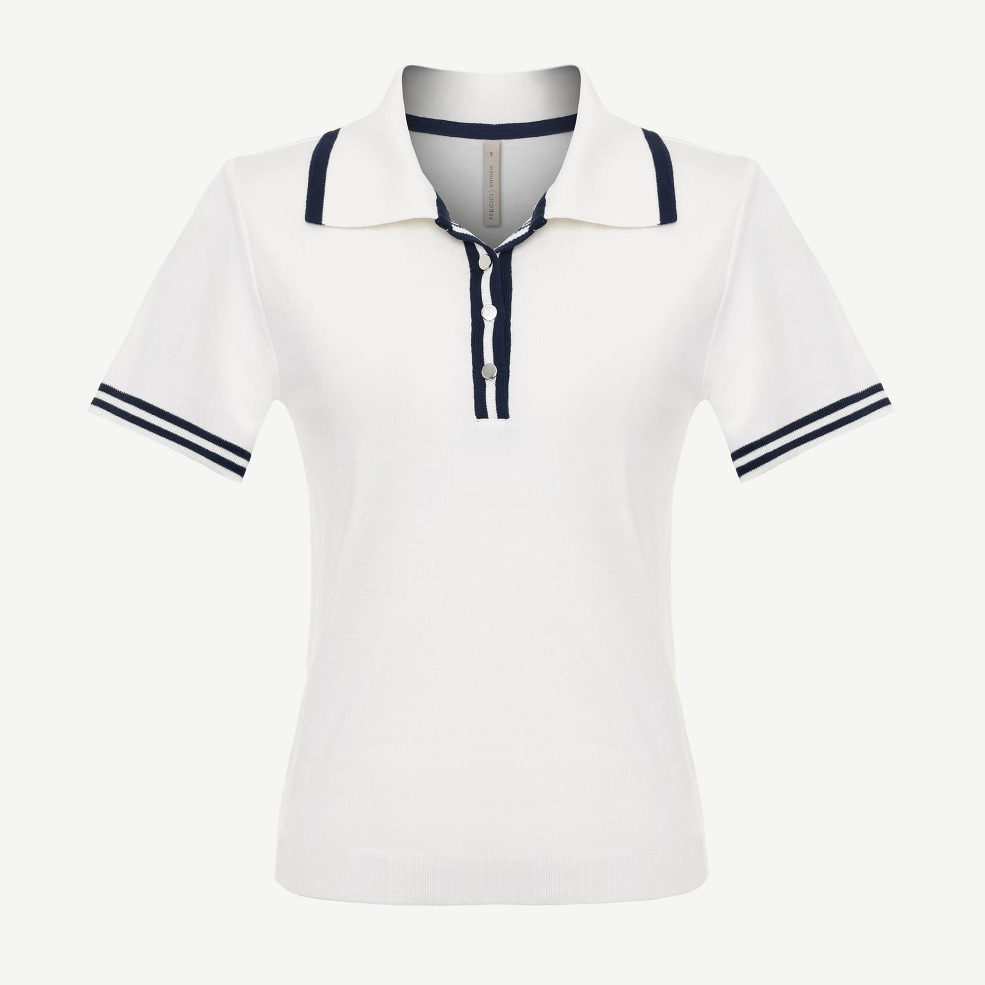 YARGICI Denizci Yaka Kısa Kollu Triko