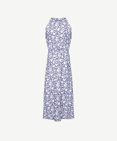  YARGICI Dik Yaka Kolsuz Uzun Boy Elbise