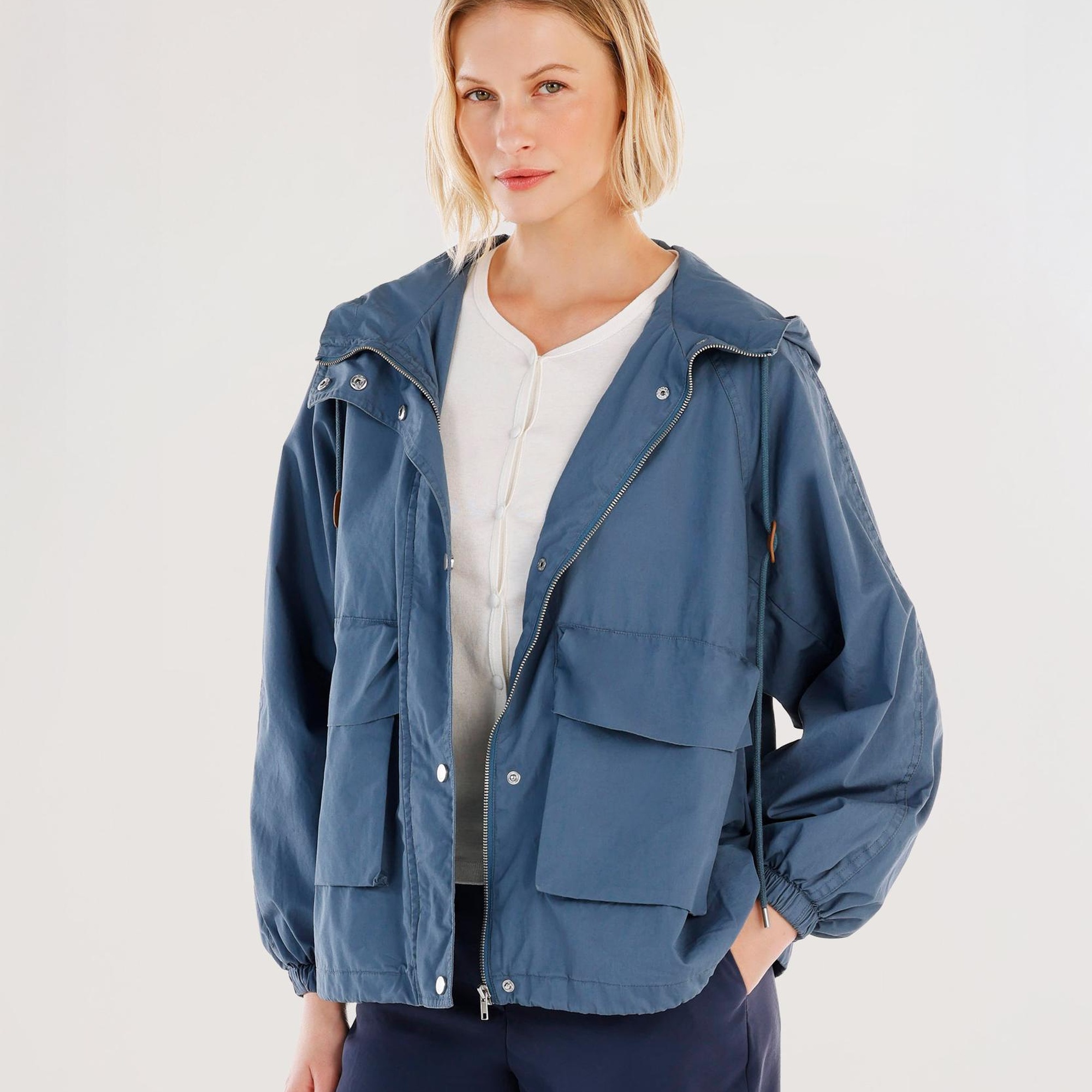 YARGICI Cep Detaylı Yağmurluk