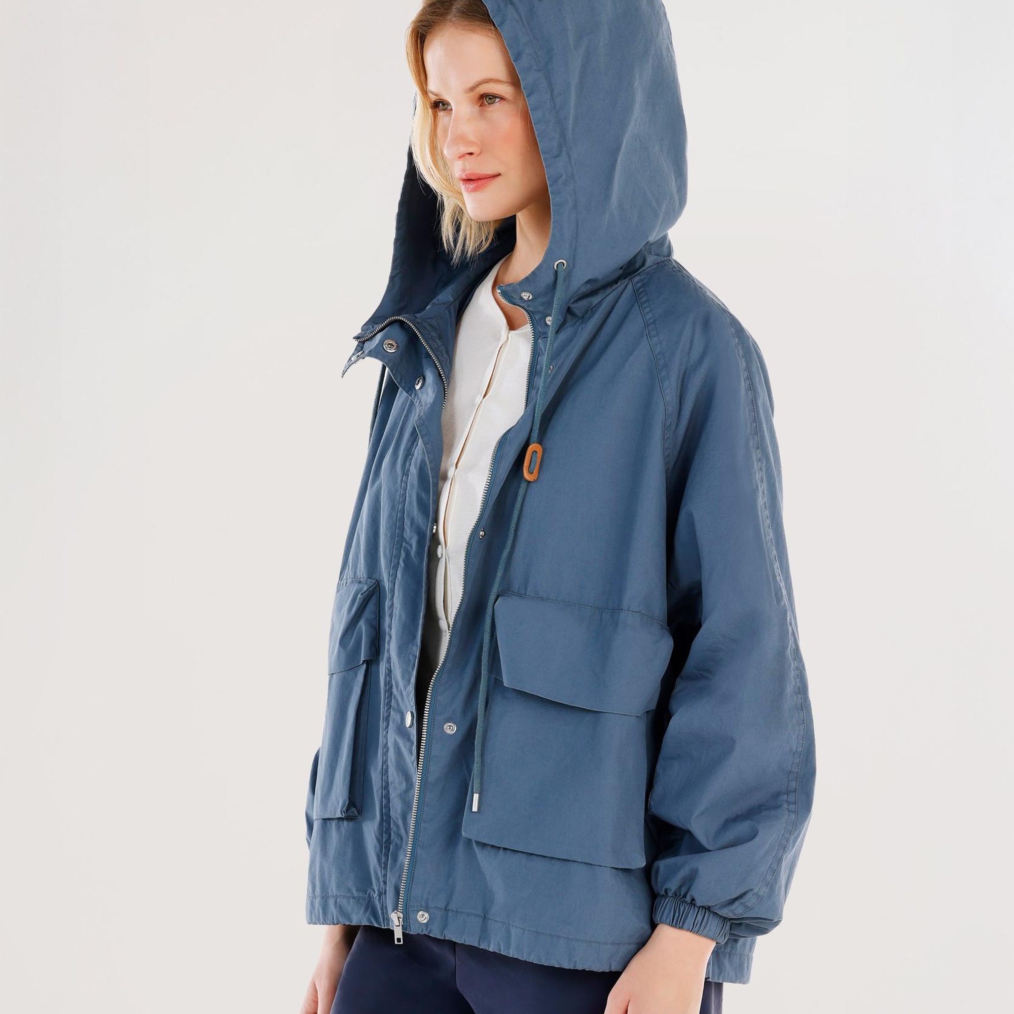 YARGICI Cep Detaylı Yağmurluk