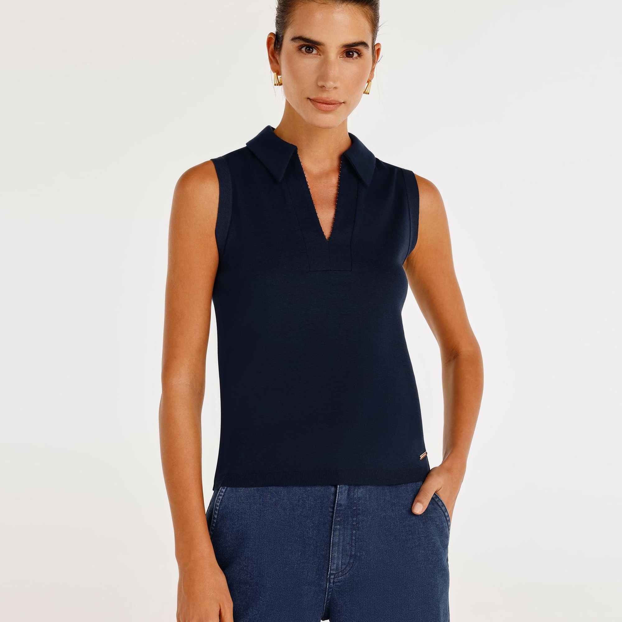 YARGICI Polo Yaka Kolsuz Triko