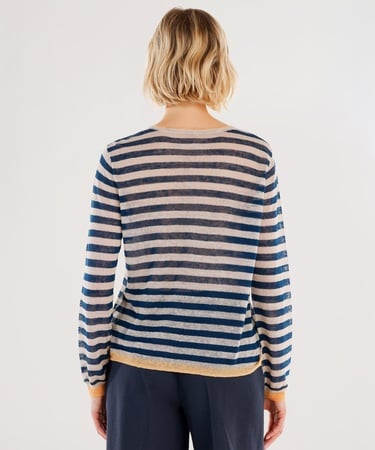  YARGICI Bisiklet Yaka Kontrast Detaylı Hırka