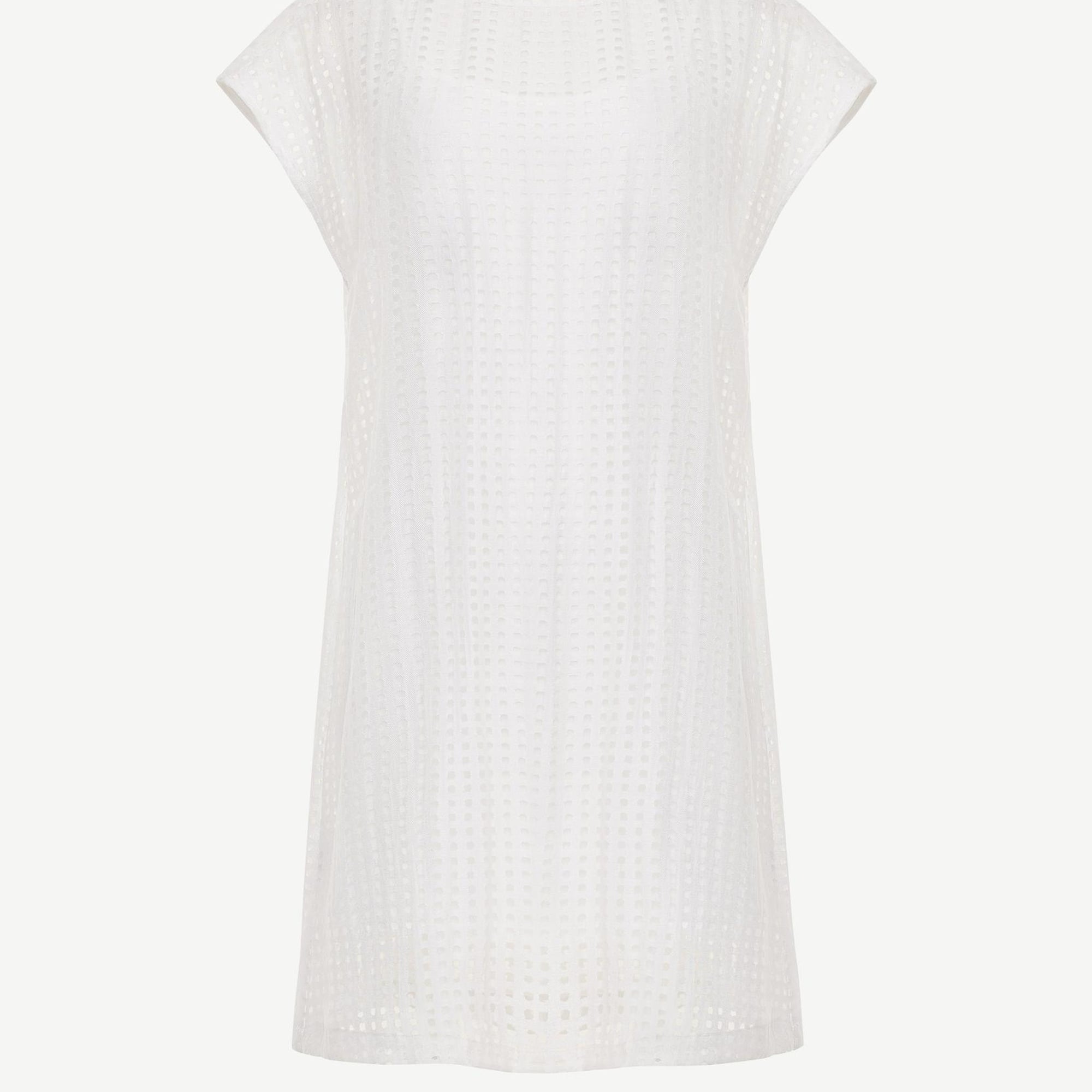 YARGICI Transparan Kumaşlı Kısa Kollu Kısa Elbise