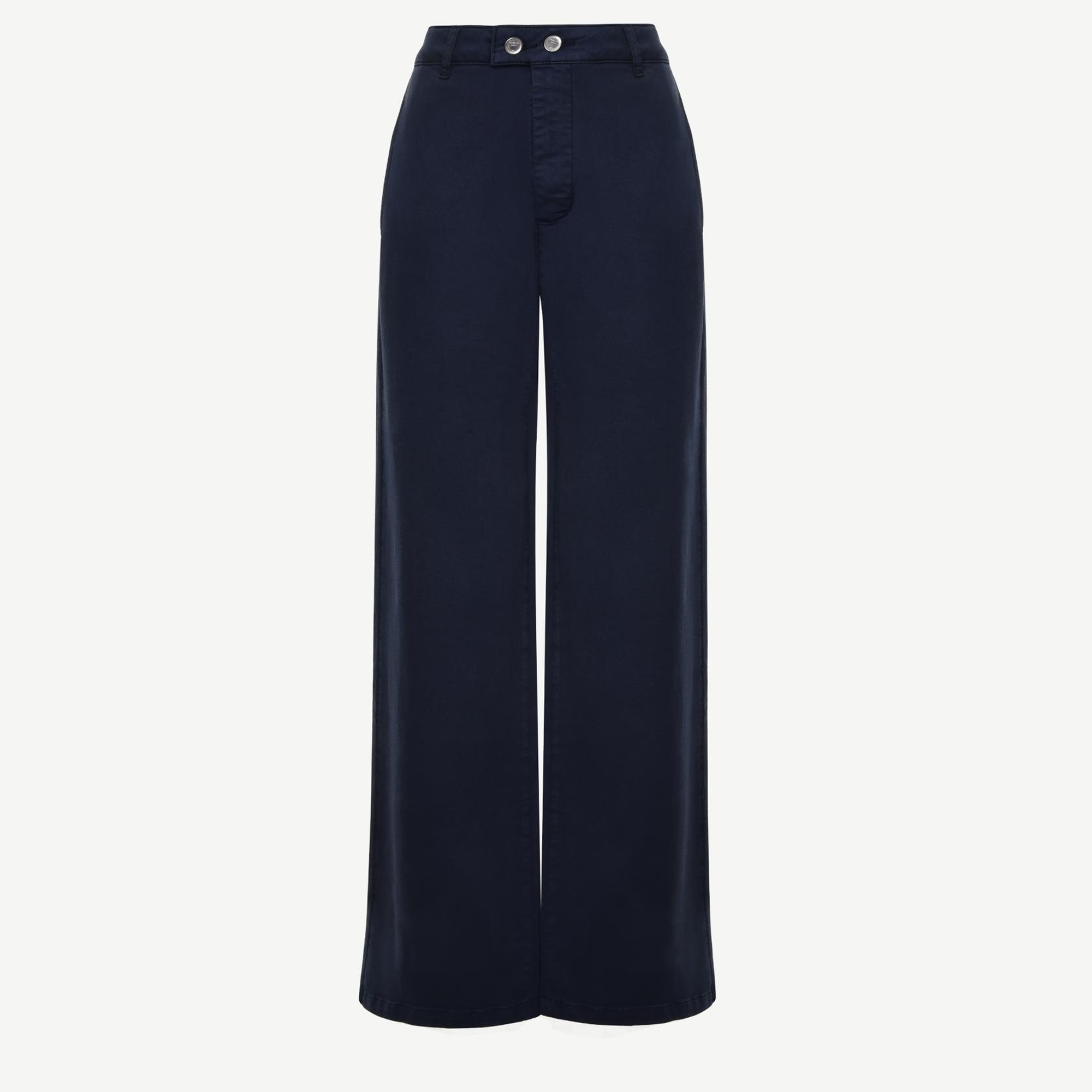 YARGICI Kemer Detaylı Yüksek Bel Rahat Kalıp Pantolon