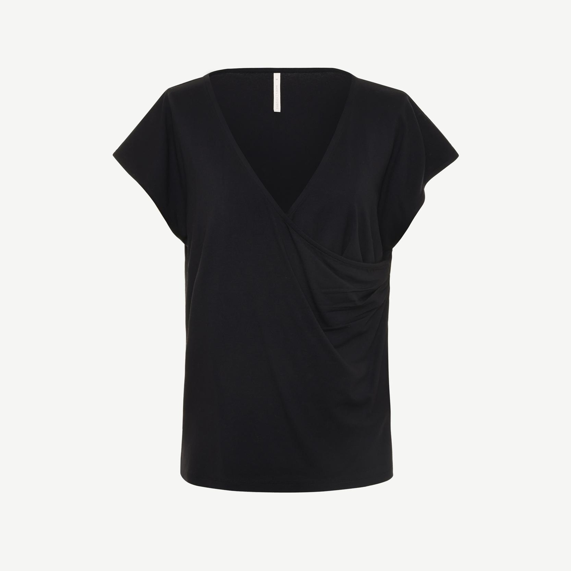 YARGICI Kruvaze Detaylı Kısa Kollu T-shirt