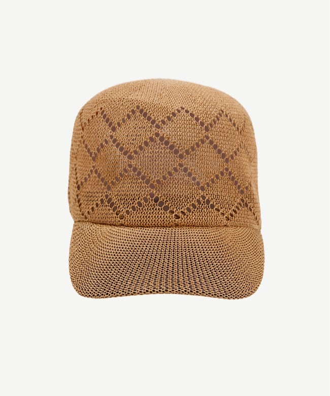  YARGICI Örgü Detaylı Kasket Şapka