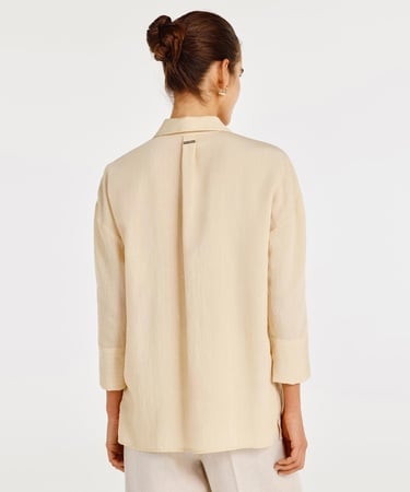  YARGICI Rahat Kalıplı Çan Kollu Gömlek