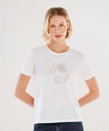  YARGICI Dikiş Detaylı Kısa Kollu T-shirt