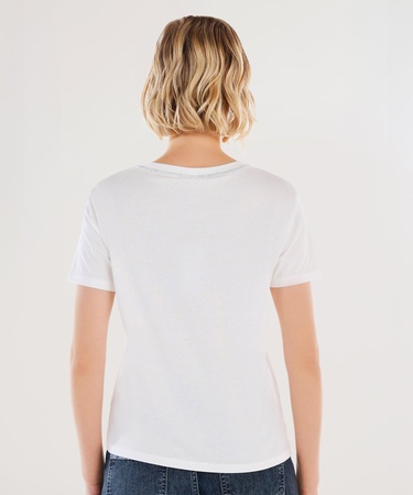  YARGICI Dikiş Detaylı Kısa Kollu T-shirt