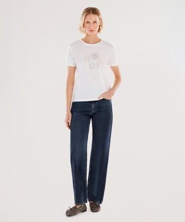  YARGICI Dikiş Detaylı Kısa Kollu T-shirt