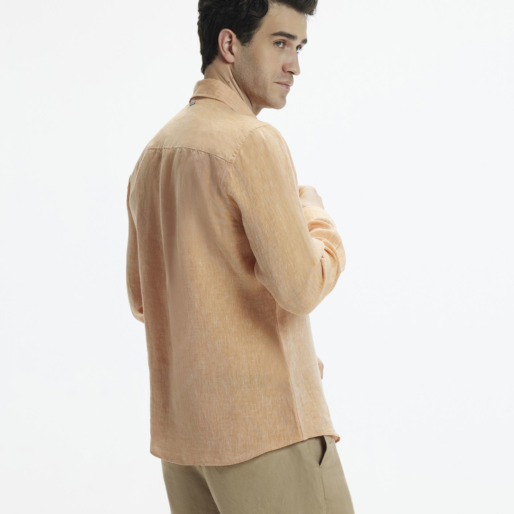 YARGICI Regular Fit  Uzun Kollu Yaka Düğmeli Spor Gömlek