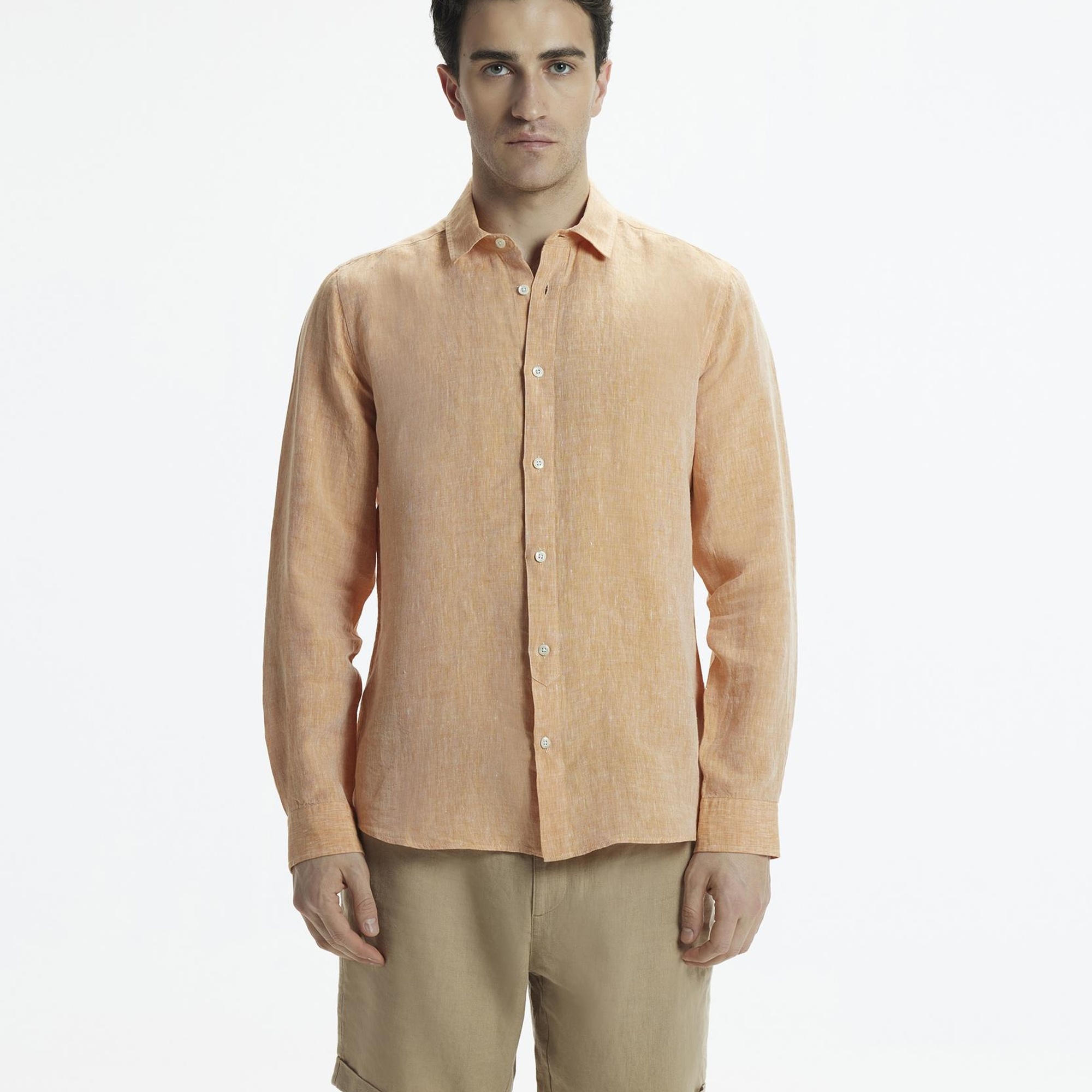 YARGICI Regular Fit  Uzun Kollu Yaka Düğmeli Spor Gömlek