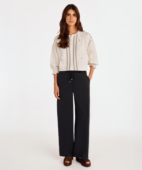  YARGICI Bağlama Detaylı Pantolon