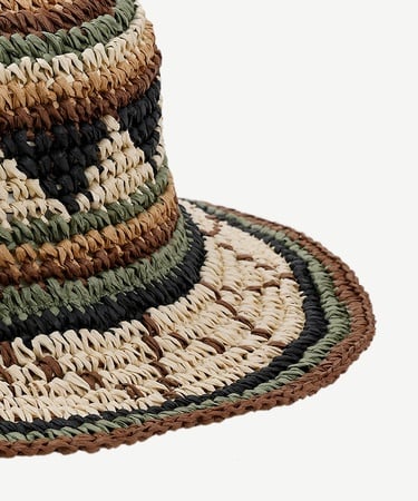  YARGICI Etnik Desenli Kaplin Şapka