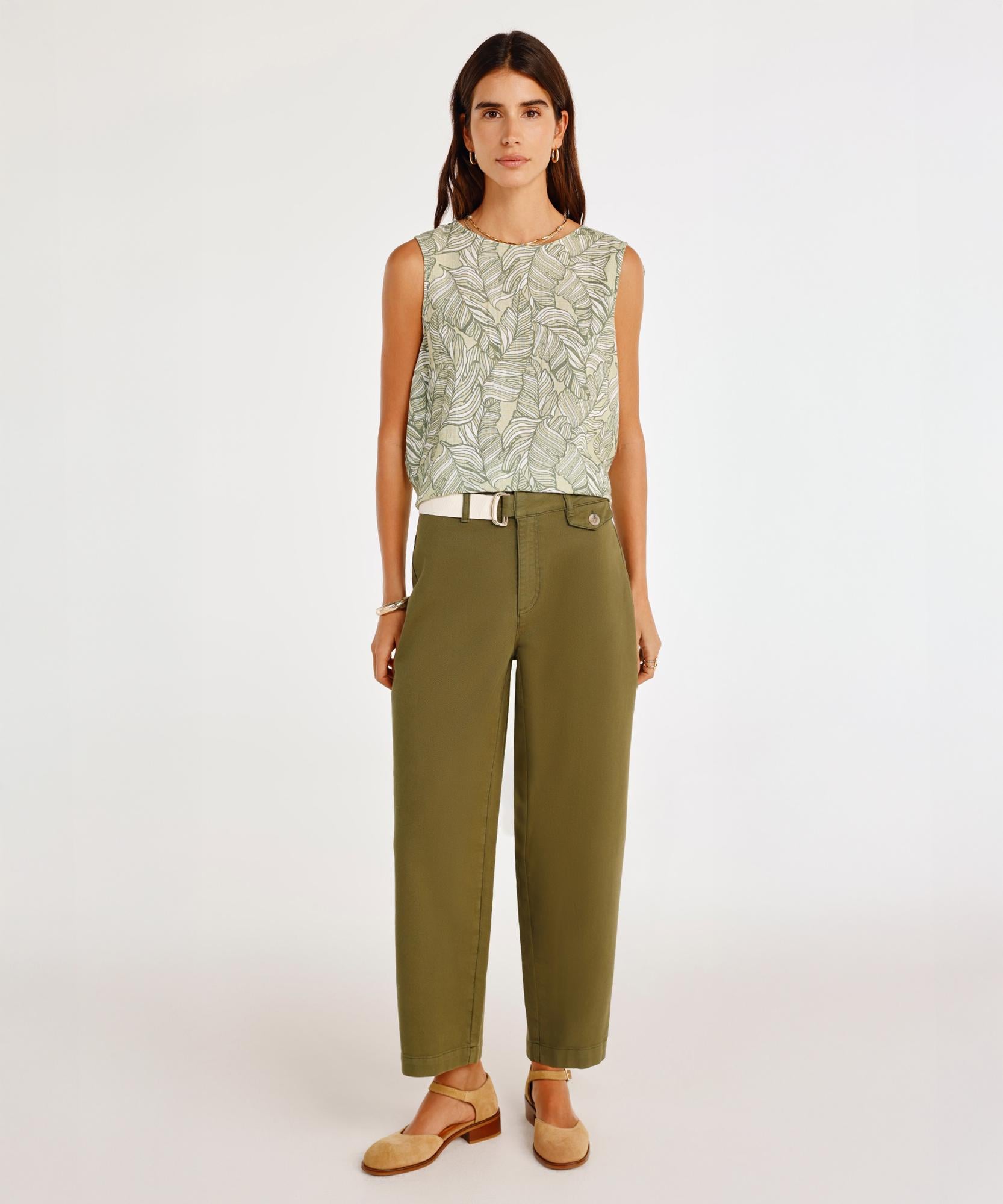  YARGICI Kemer Detaylı Normal Bel Geniş Paça Denim Pantolon