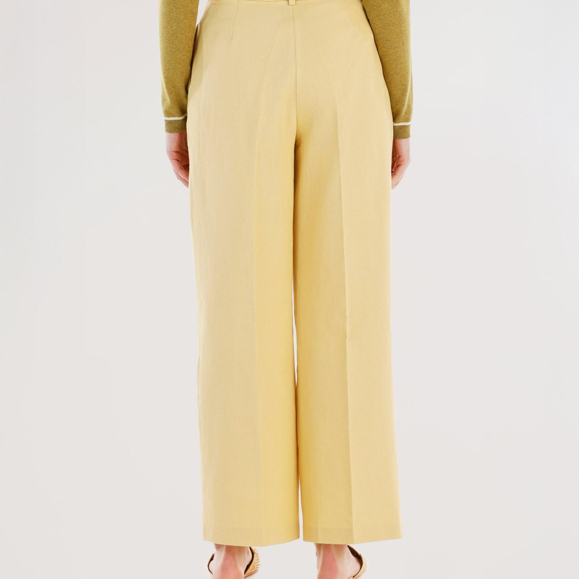 YARGICI Rahat Kalıp Önü Kancalı Pantolon