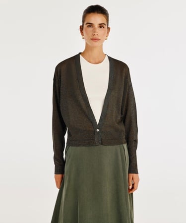  Derin V Yaka Rahat Kalıp Hırka