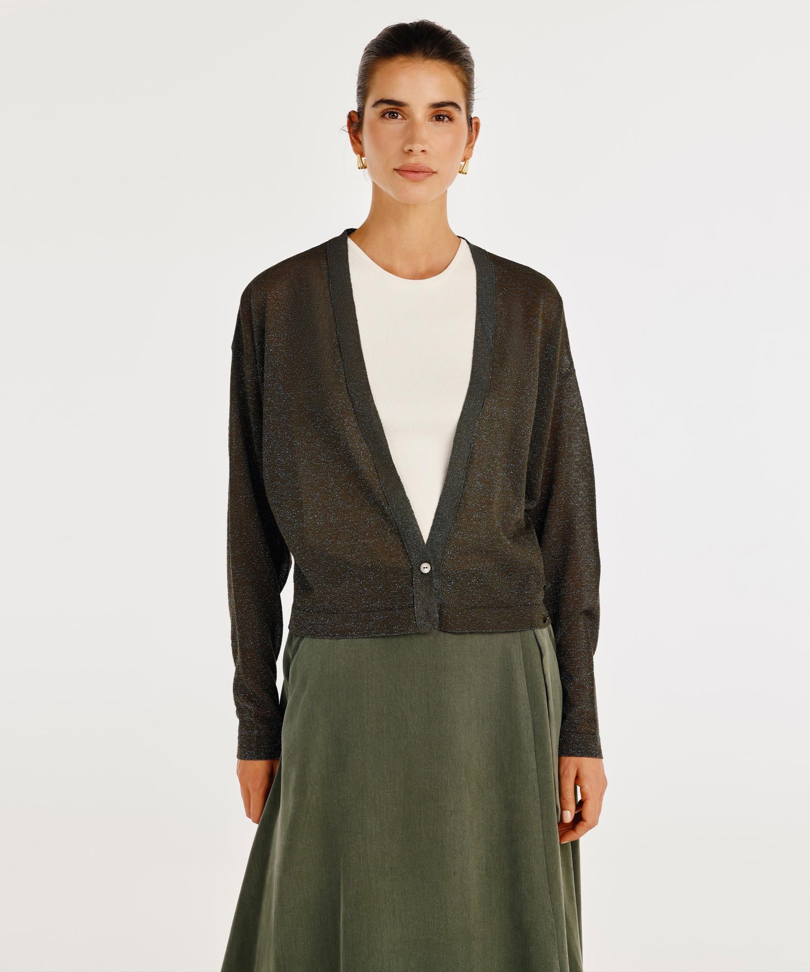  Derin V Yaka Rahat Kalıp Hırka