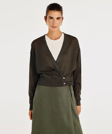  Derin V Yaka Rahat Kalıp Hırka