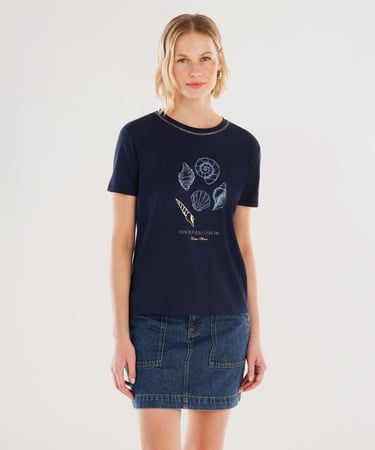  YARGICI Dikiş Detaylı Kısa Kollu T-shirt