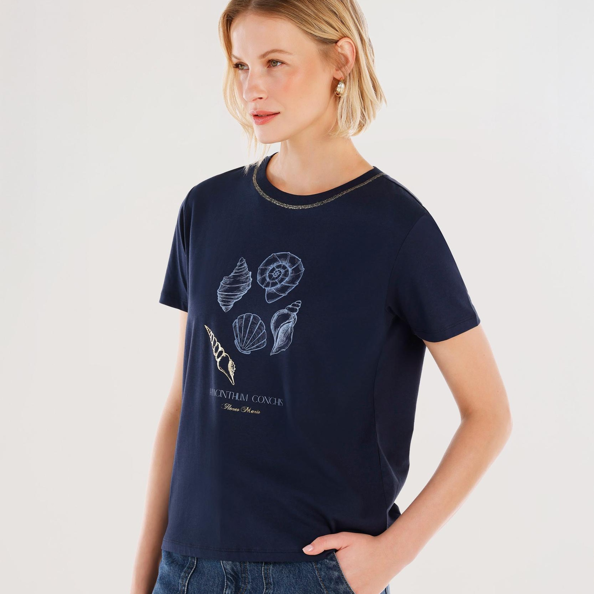 YARGICI Dikiş Detaylı Kısa Kollu T-shirt