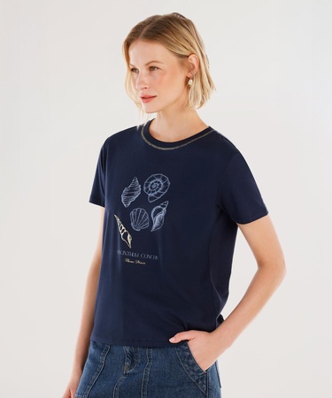  YARGICI Dikiş Detaylı Kısa Kollu T-shirt