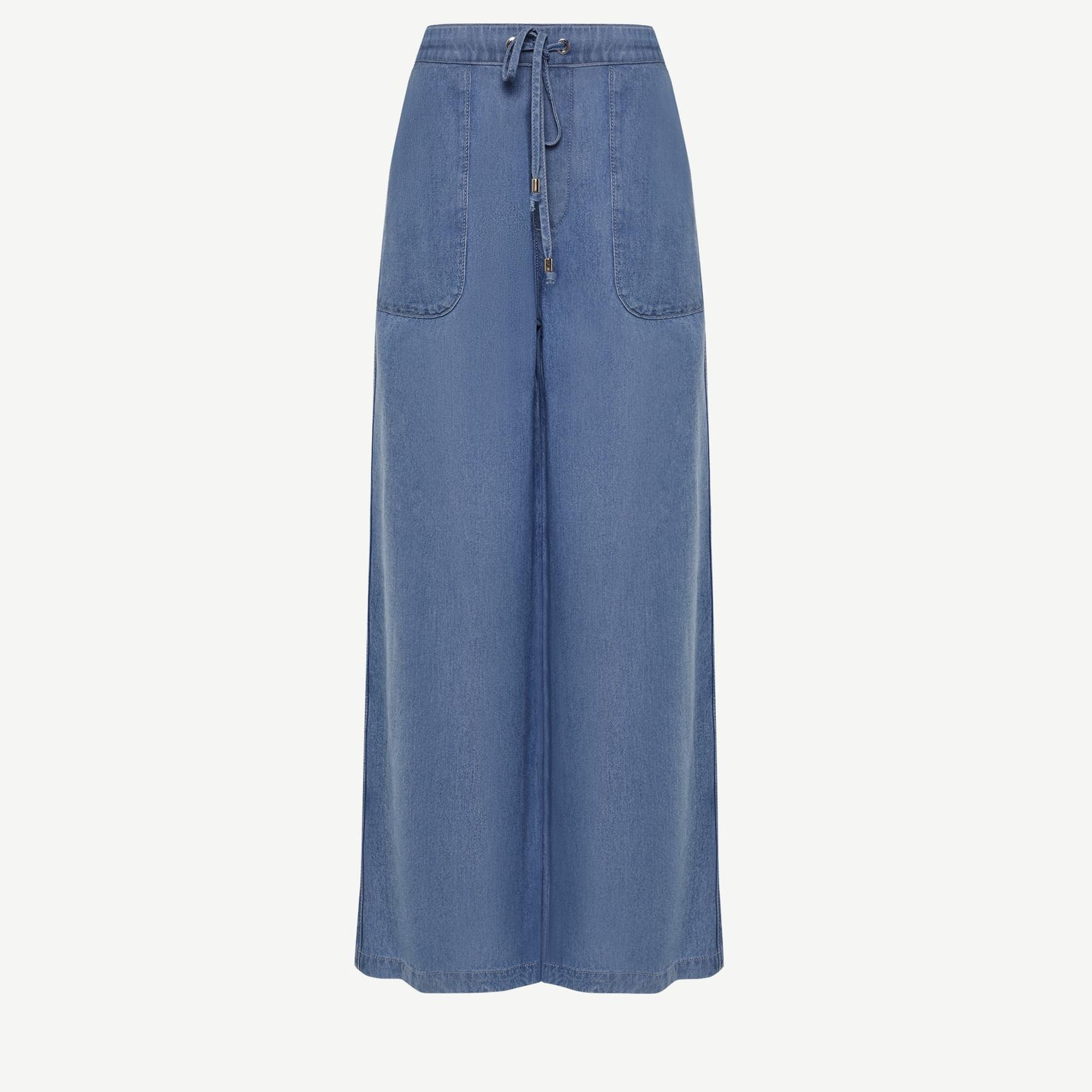 YARGICI Beli Lastikli Rahat Fit Denim Pantolon