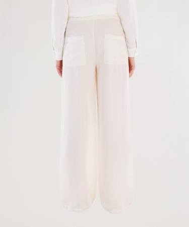  YARGICI Beli Lastikli Geniş Kesim Pantolon