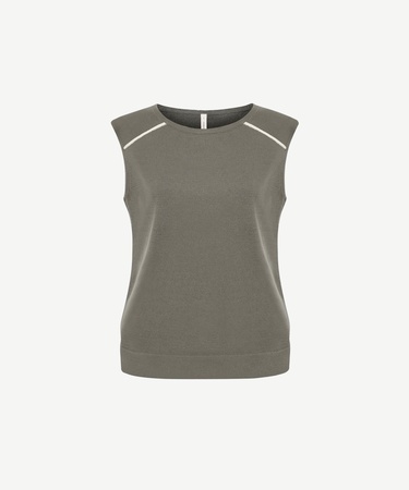  YARGICI Bisiklet Yakalı Kolsuz Triko