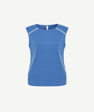  YARGICI Bisiklet Yakalı Kolsuz Triko