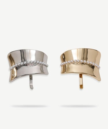  YARGICI Akrilik İnci Detaylı 2' Li Toka Seti