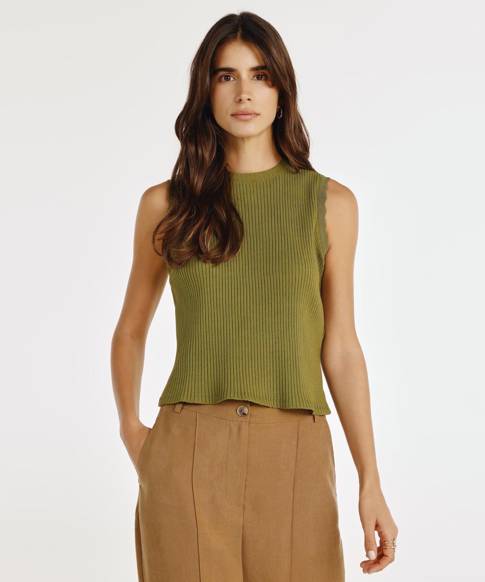  YARGICI Bisiklet Yaka Kolsuz T-shirt