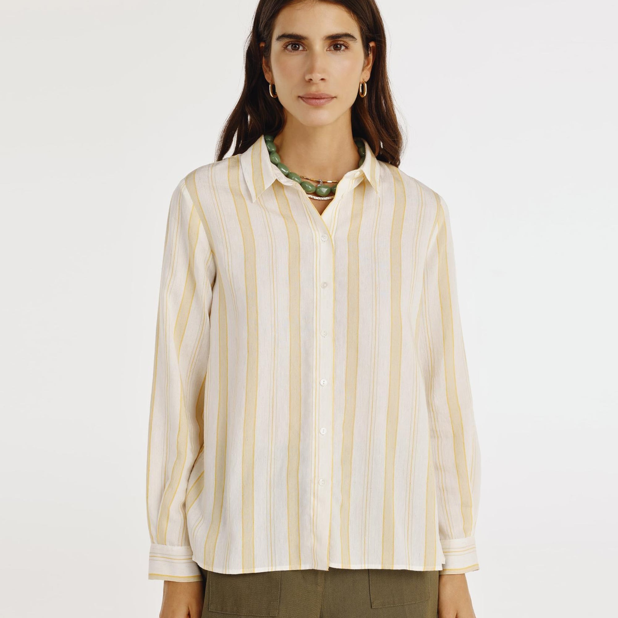 YARGICI Kırma Detaylı Gömlek