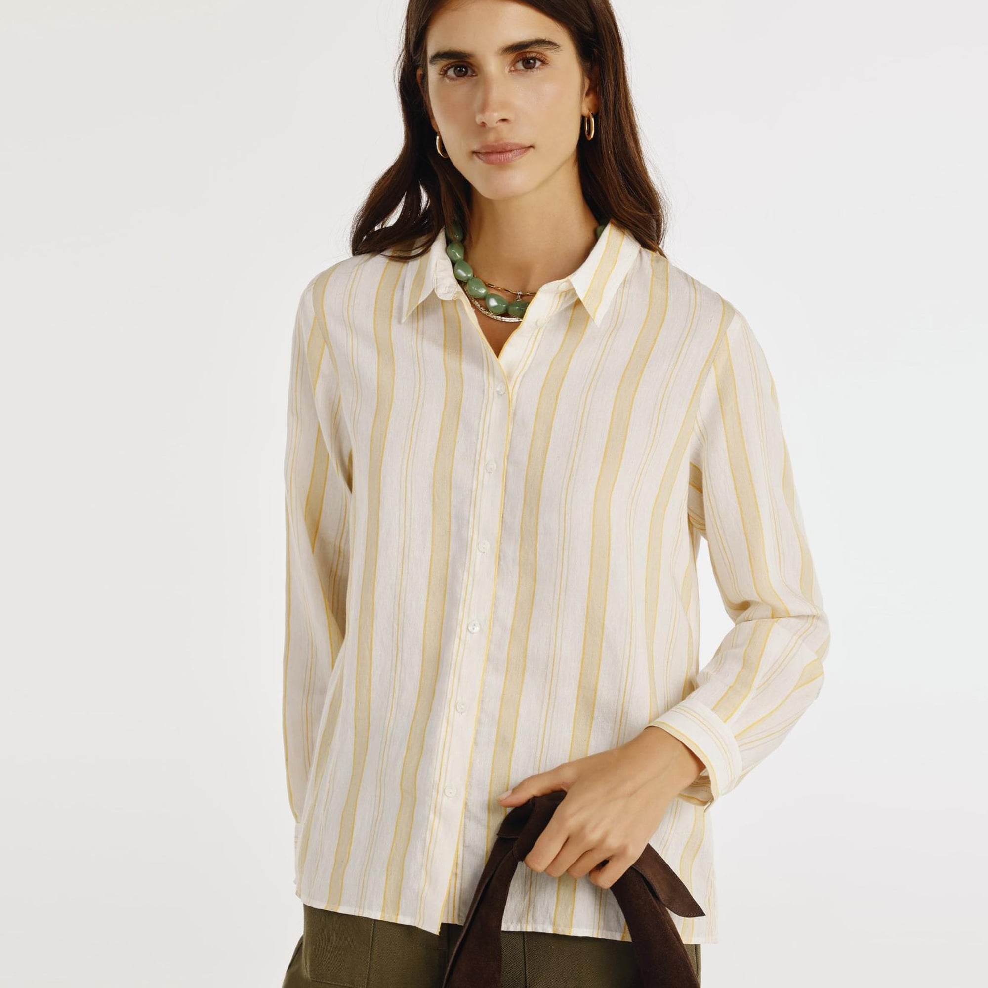 YARGICI Kırma Detaylı Gömlek