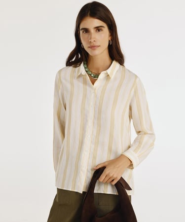  YARGICI Kırma Detaylı Gömlek