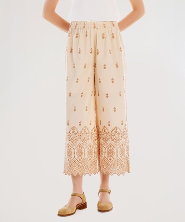  YARGICI Nakış Detaylı Pantolon