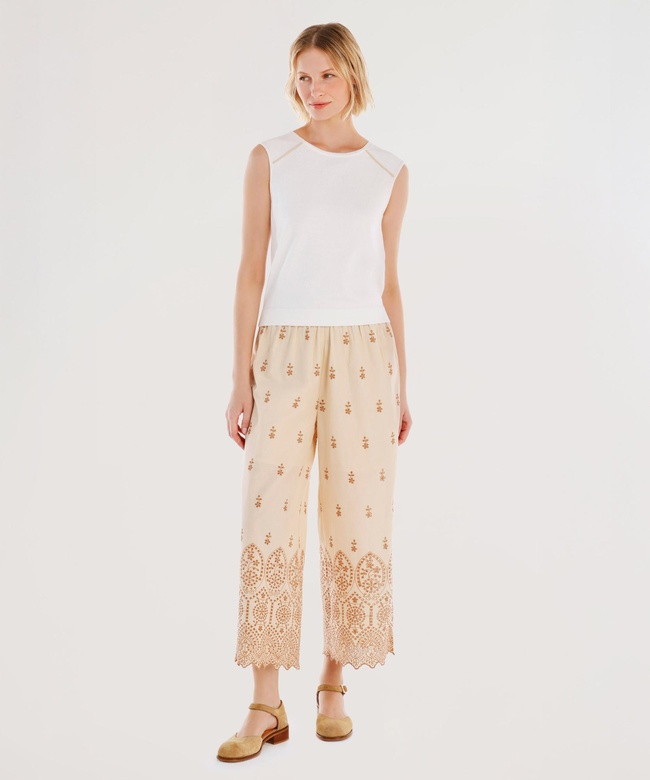  YARGICI Nakış Detaylı Pantolon