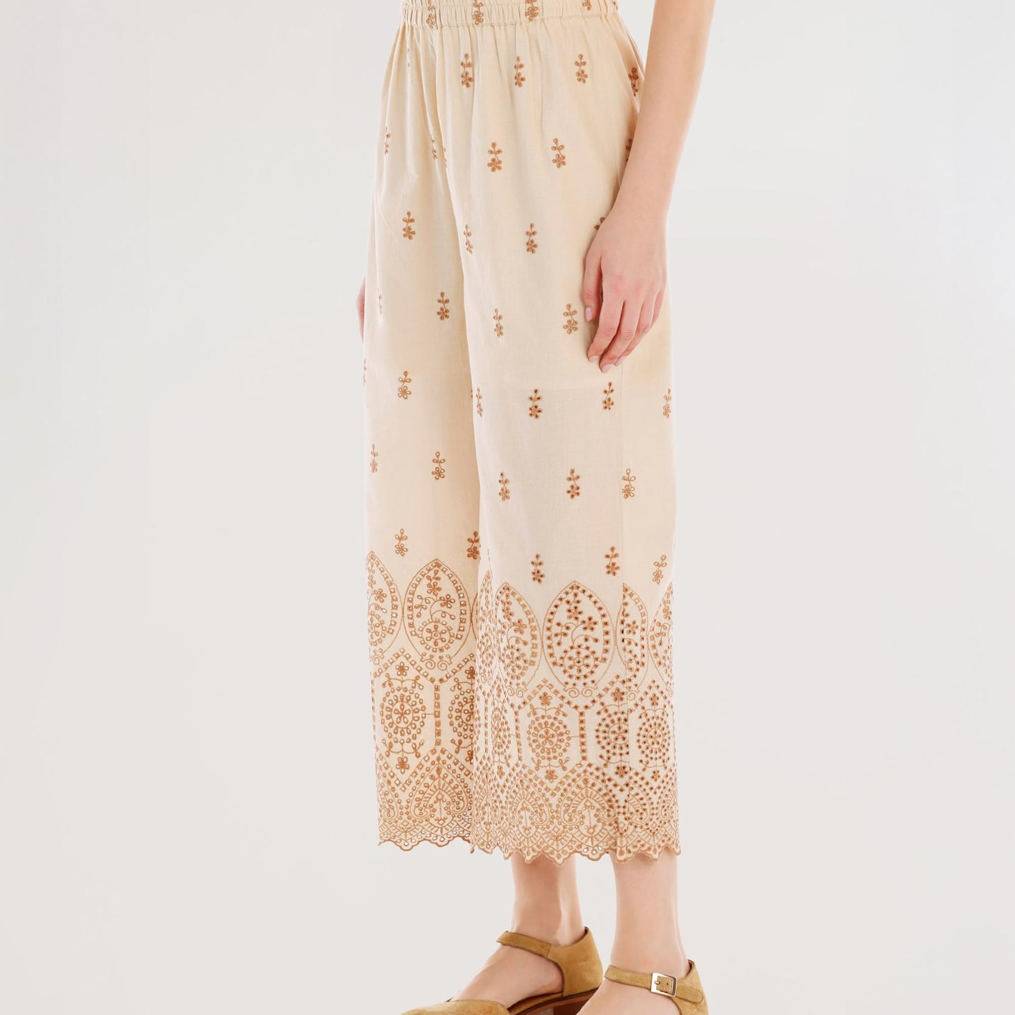 YARGICI Nakış Detaylı Pantolon