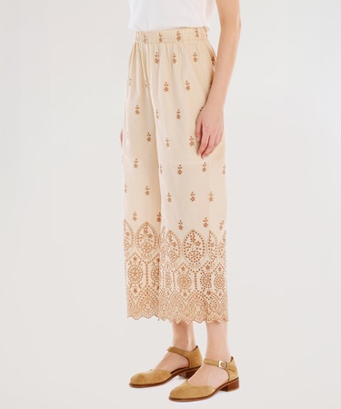  YARGICI Nakış Detaylı Pantolon