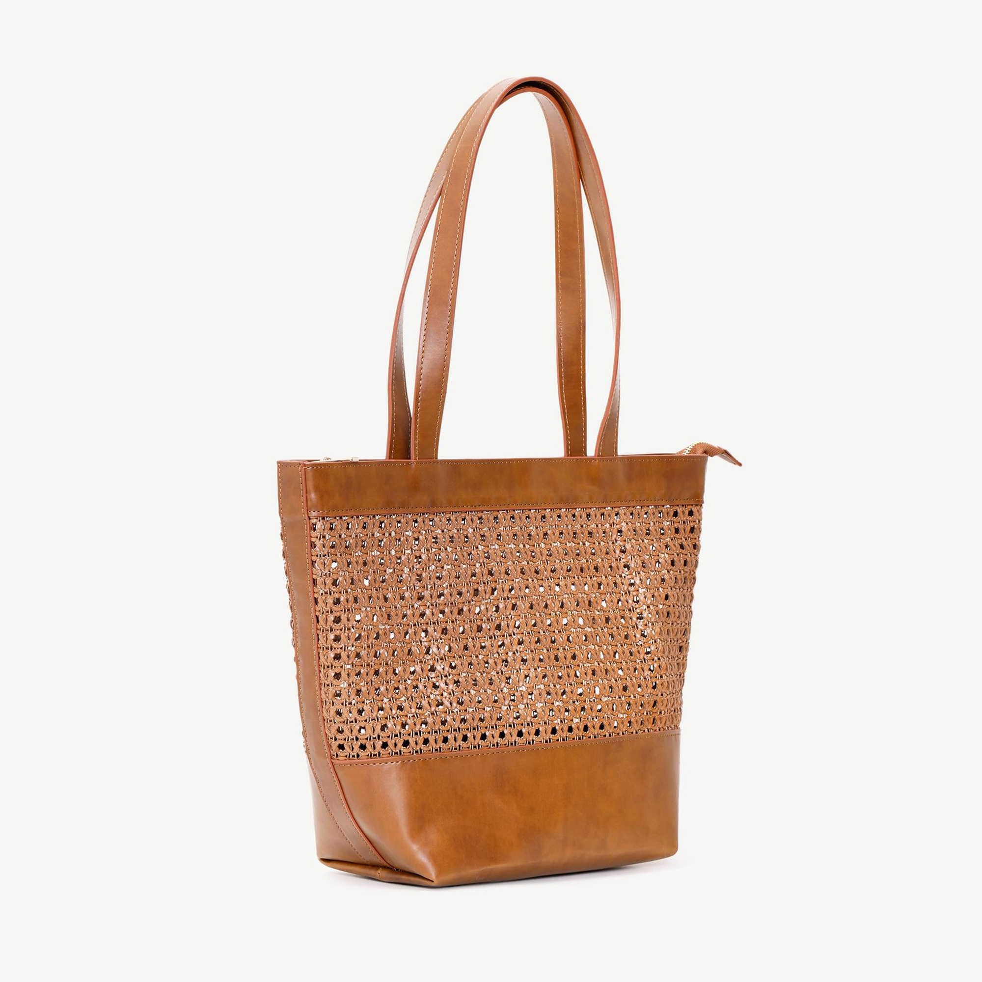 YARGICI Örgü Detaylı Omuz Çantası